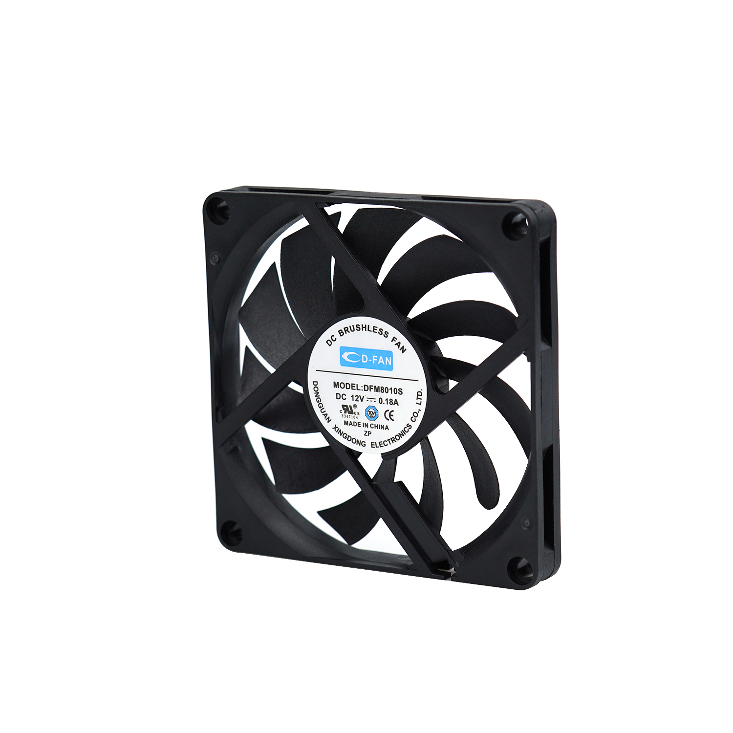 8010 dc axial fan 12v 3 wire brushless fan