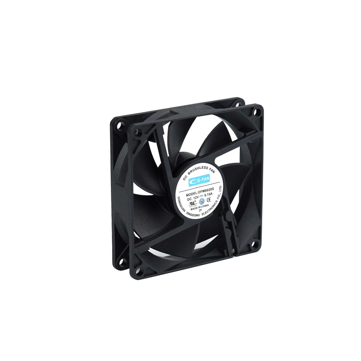 Variable speed DC Axial Fan 80x80x20mm for inverter